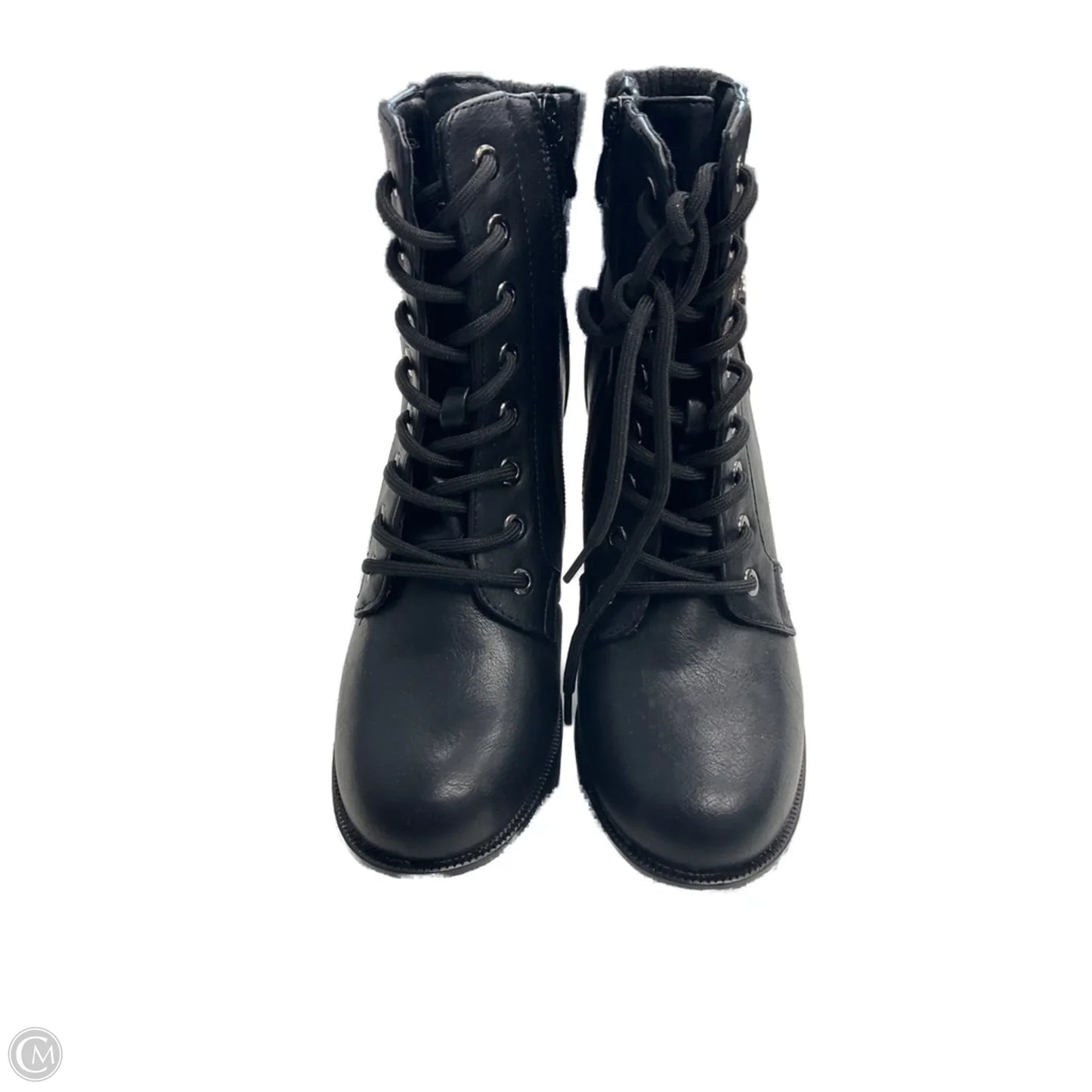 Boots Ankle Heels By Cmc In Black, Size: 8.5