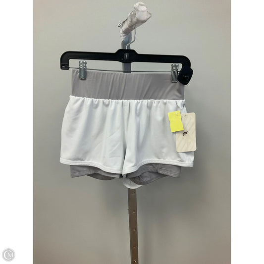 Athletic Shorts By Fabletics In Grey & White, Size: Xs
