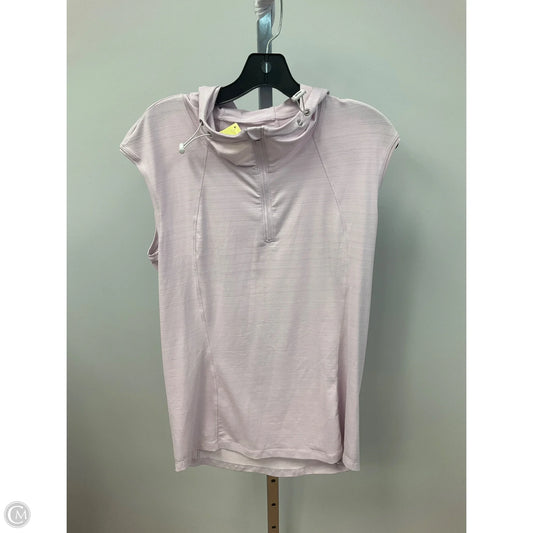 Athletic Sweatshirt Hoodie By Athleta In Pink, Size: M