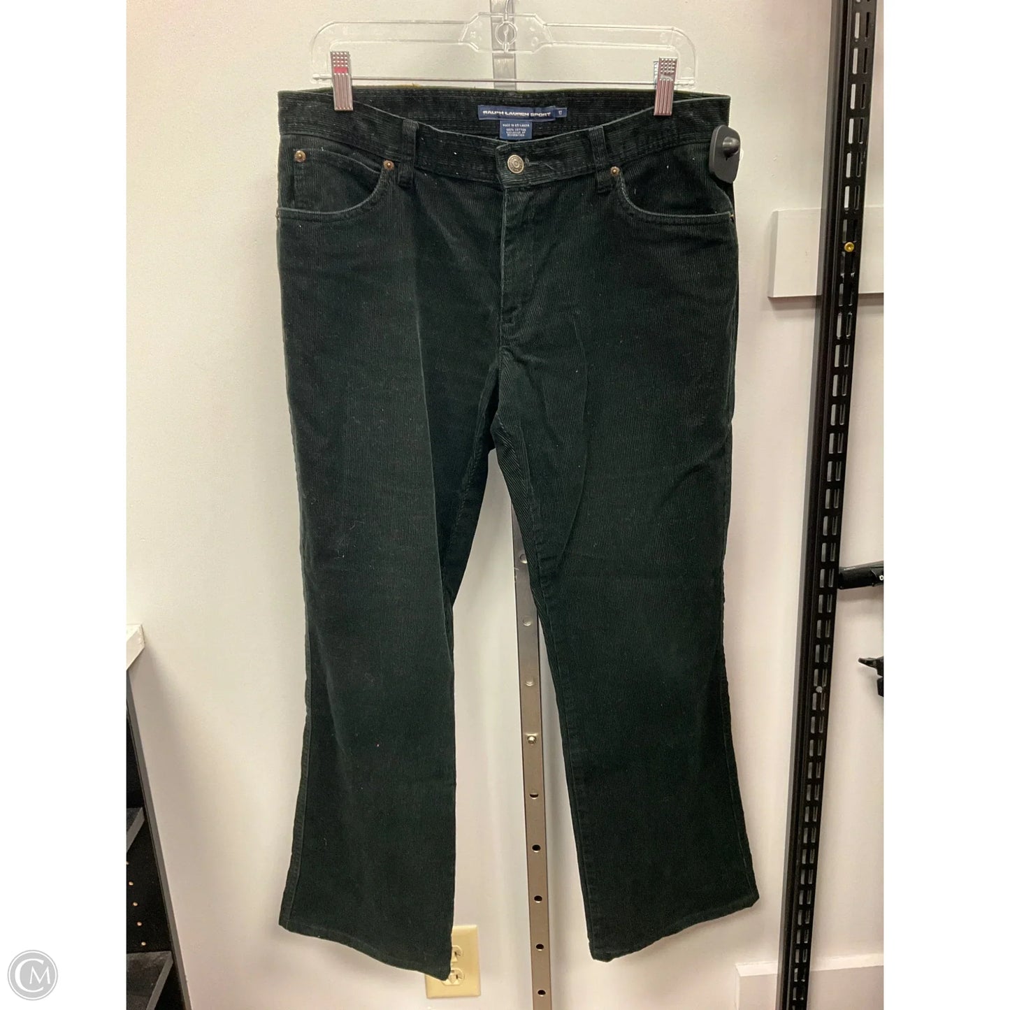 Pants Corduroy By Ralph Lauren In Black, Size: 10