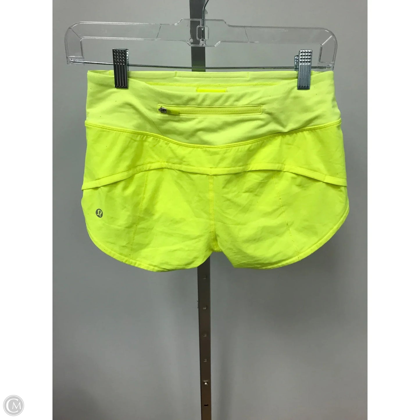 Athletic Shorts By Lululemon In Green, Size: 2