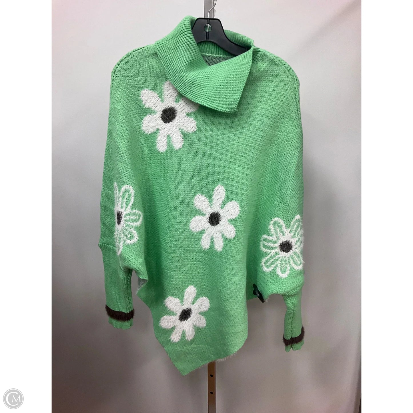 Sweater By Clothes Mentor In Green, Size: 1x