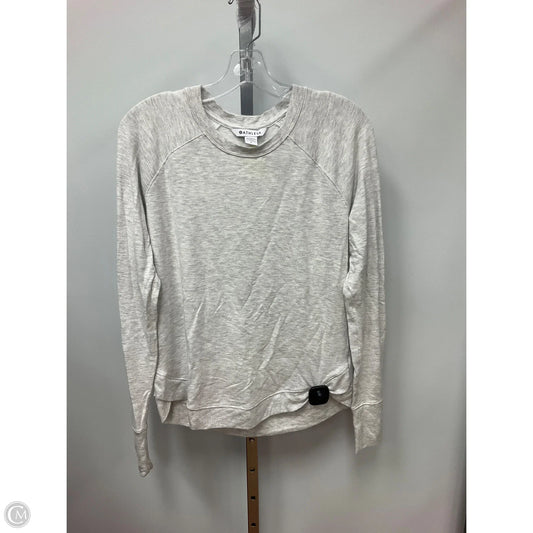 Top Long Sleeve By Athleta In Grey, Size: S