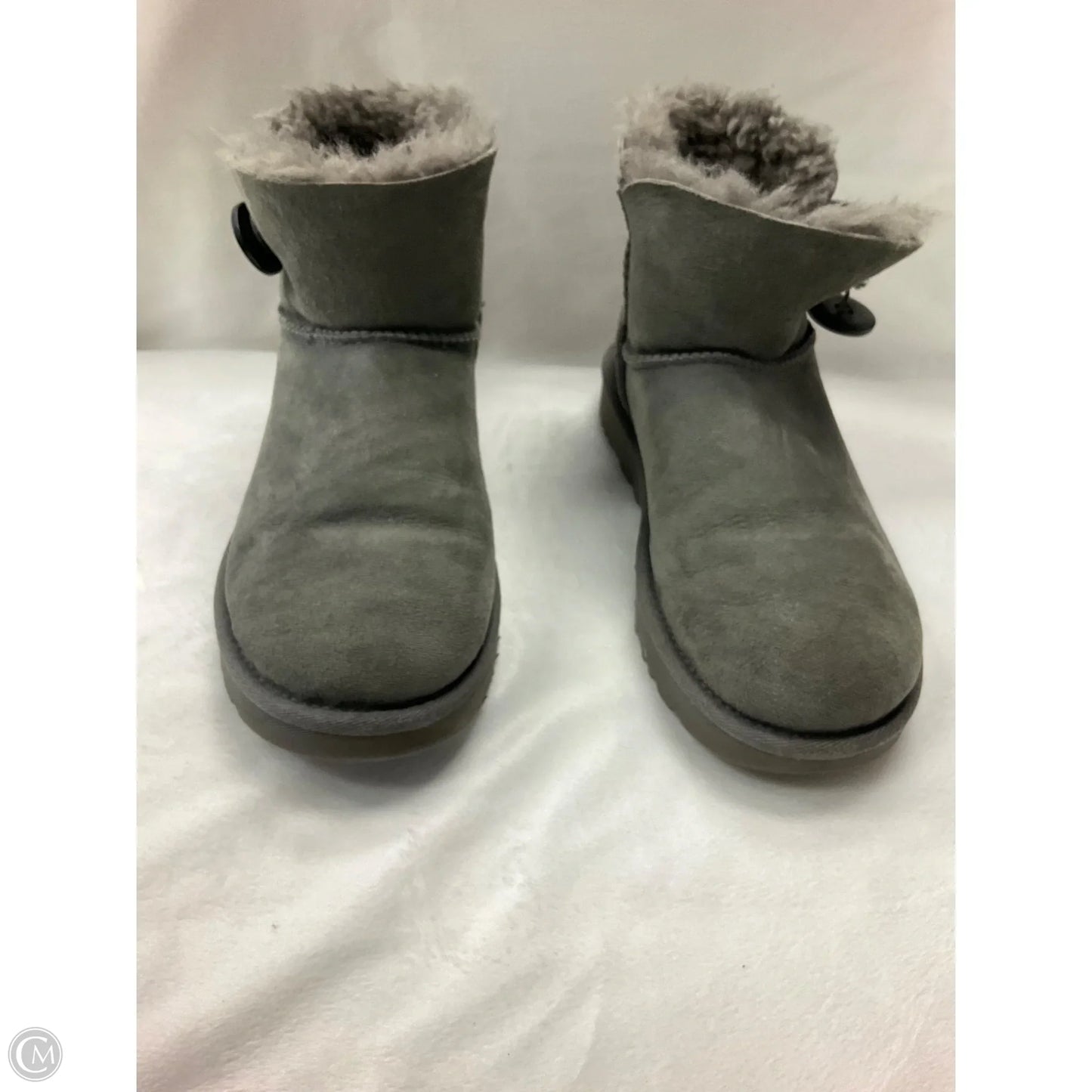 Boots Designer By Ugg In Grey, Size: 7