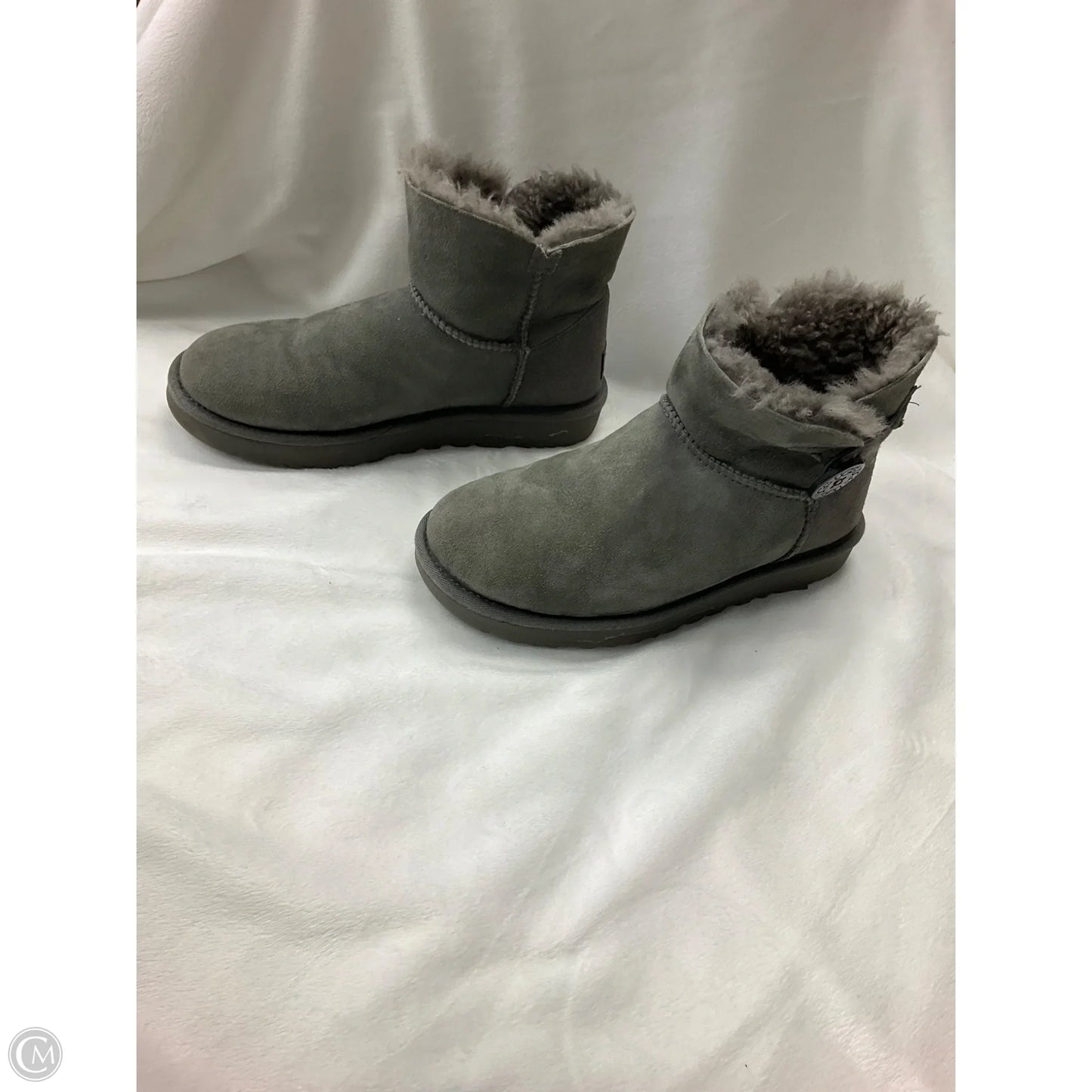 Boots Designer By Ugg In Grey, Size: 7