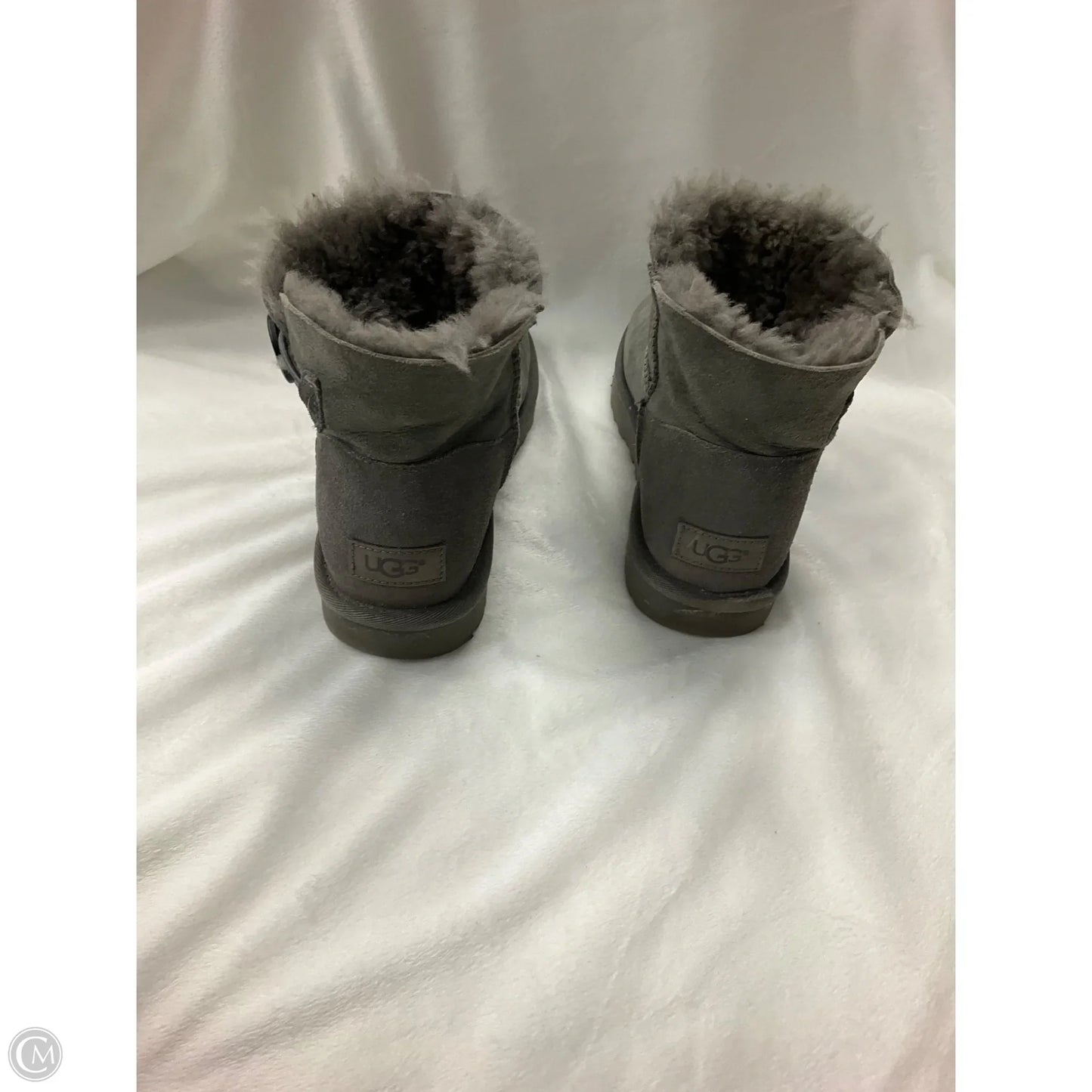 Boots Designer By Ugg In Grey, Size: 7