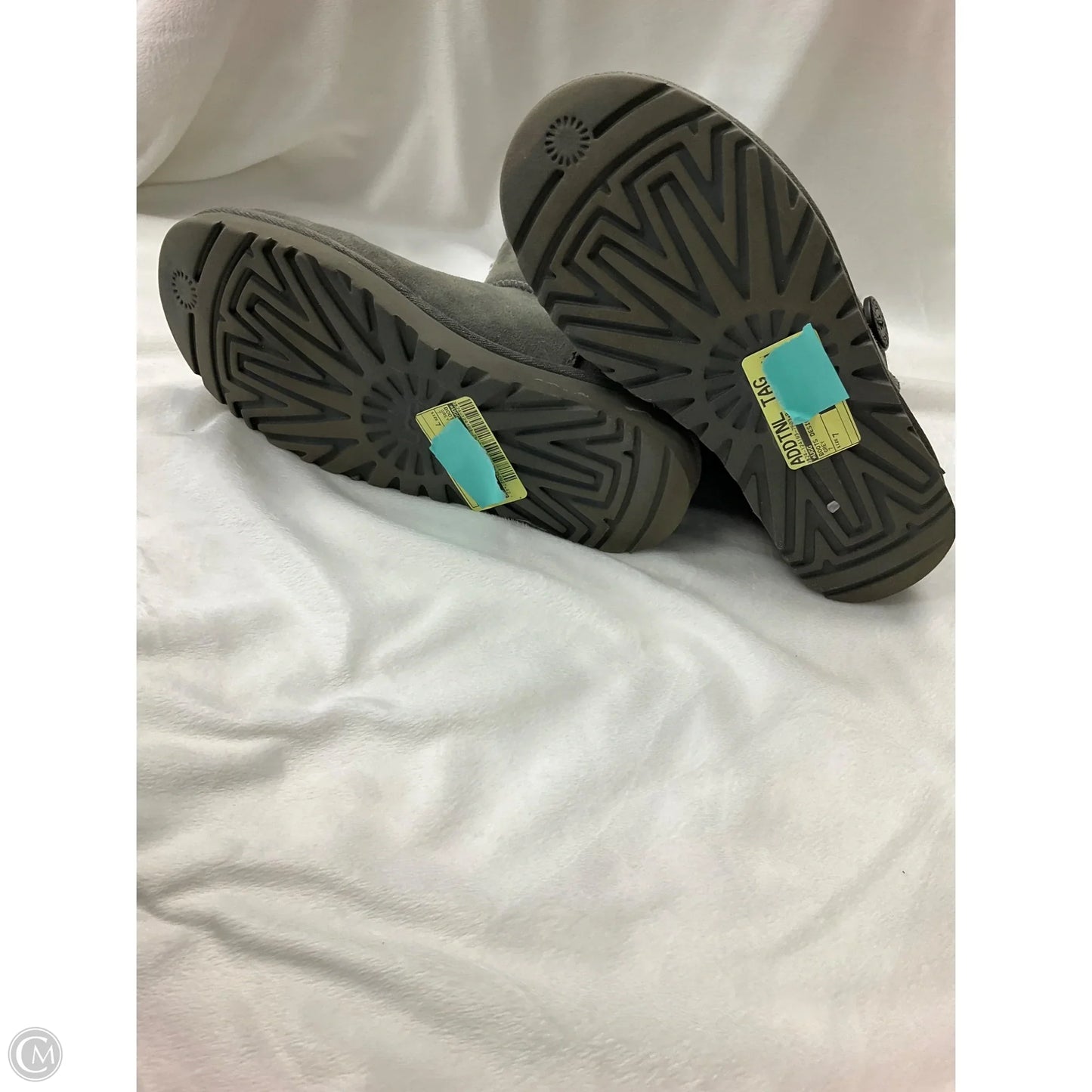 Boots Designer By Ugg In Grey, Size: 7