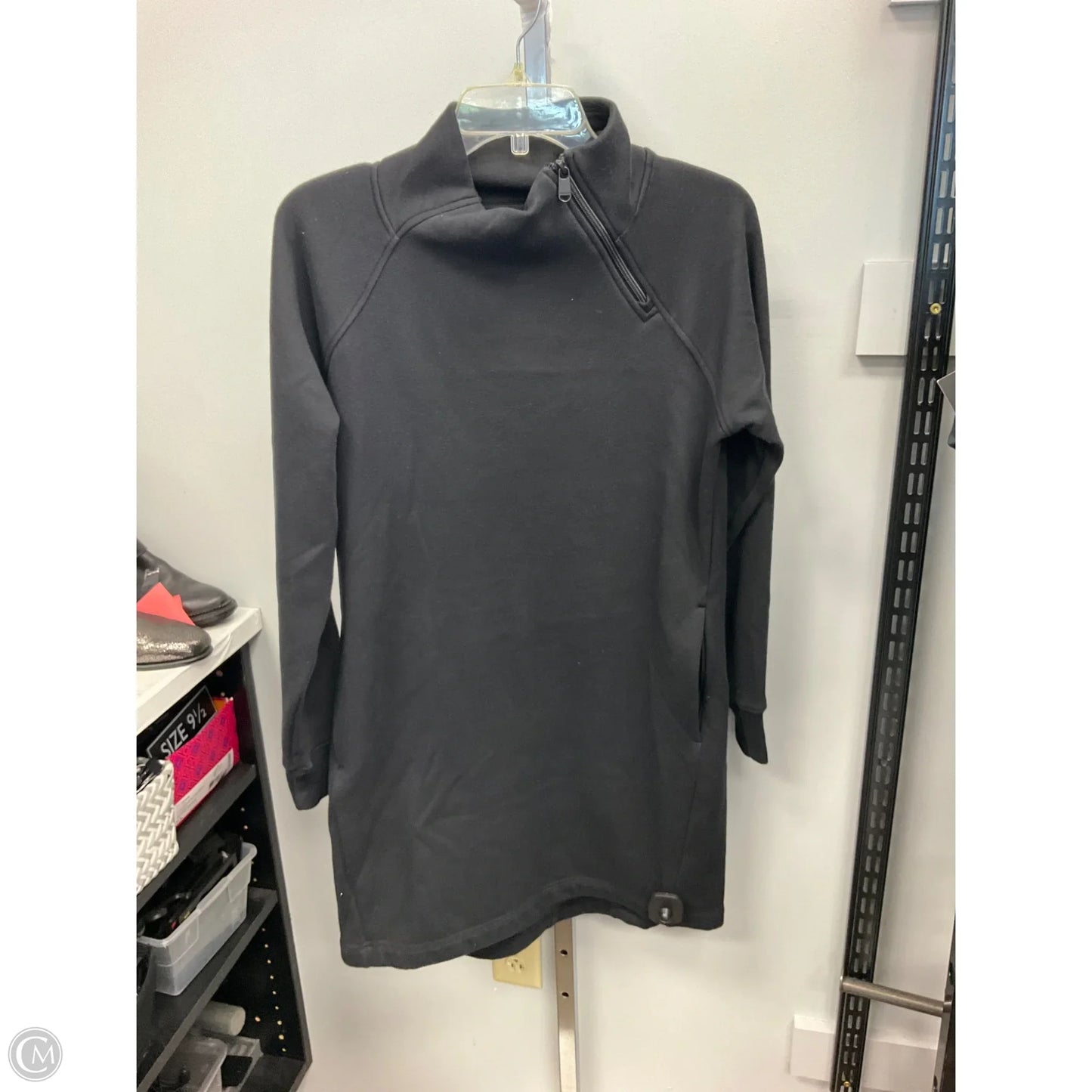 Athletic Sweatshirt Collar By Athleta In Black, Size: S