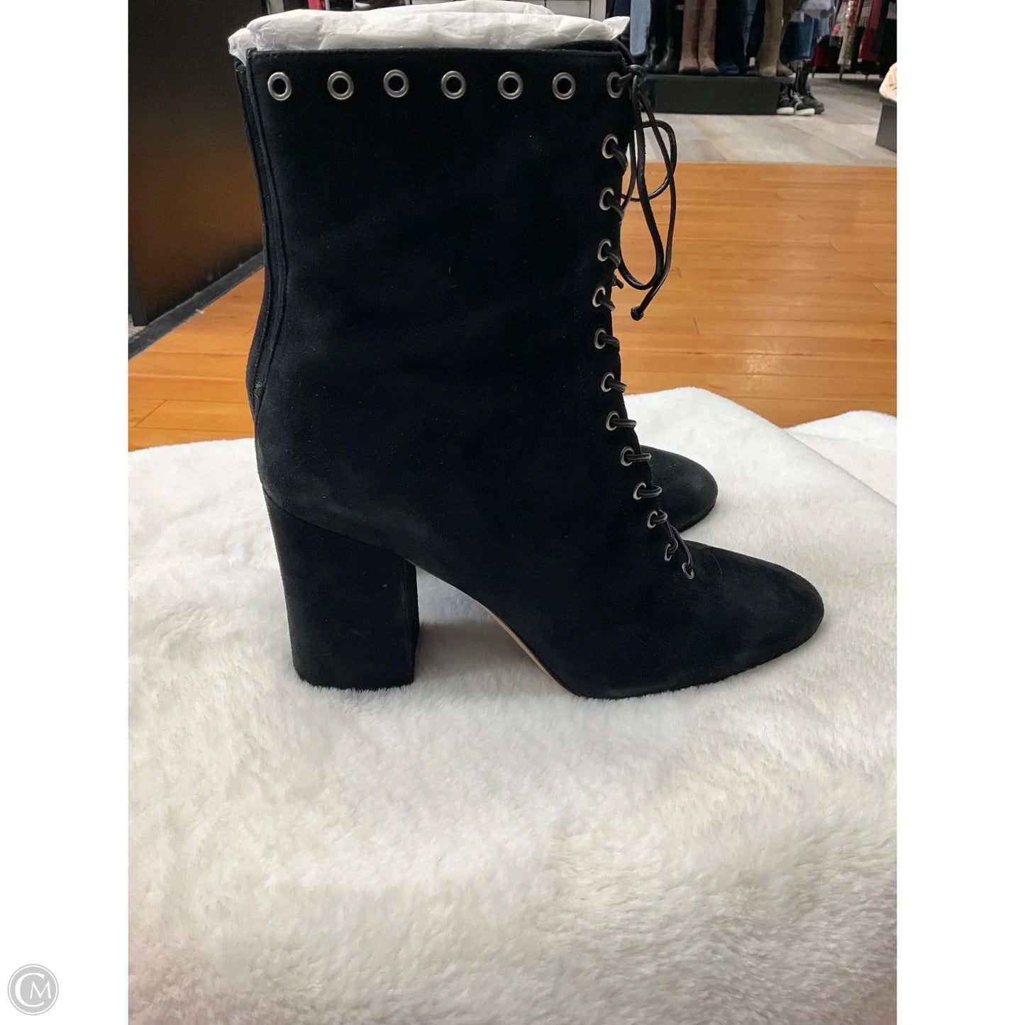 Boots Designer By Coach In Black, Size: 8.5