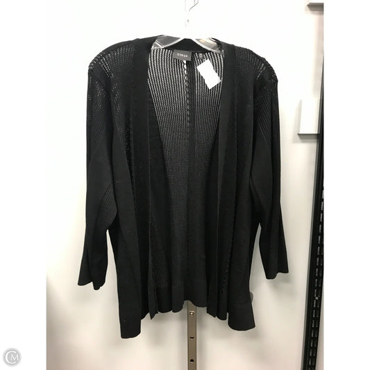 Sweater Cardigan By Cyrus In Black, Size: 2x