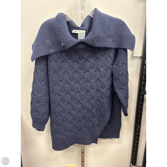 Sweater By Zara In Blue, Size: S