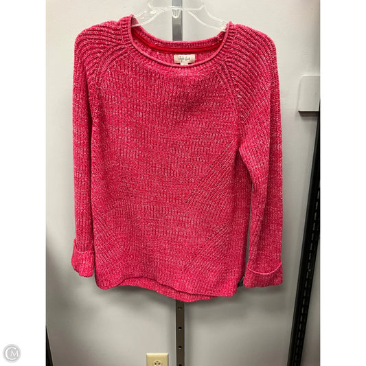 Sweater By Style And Company In Pink, Size: M