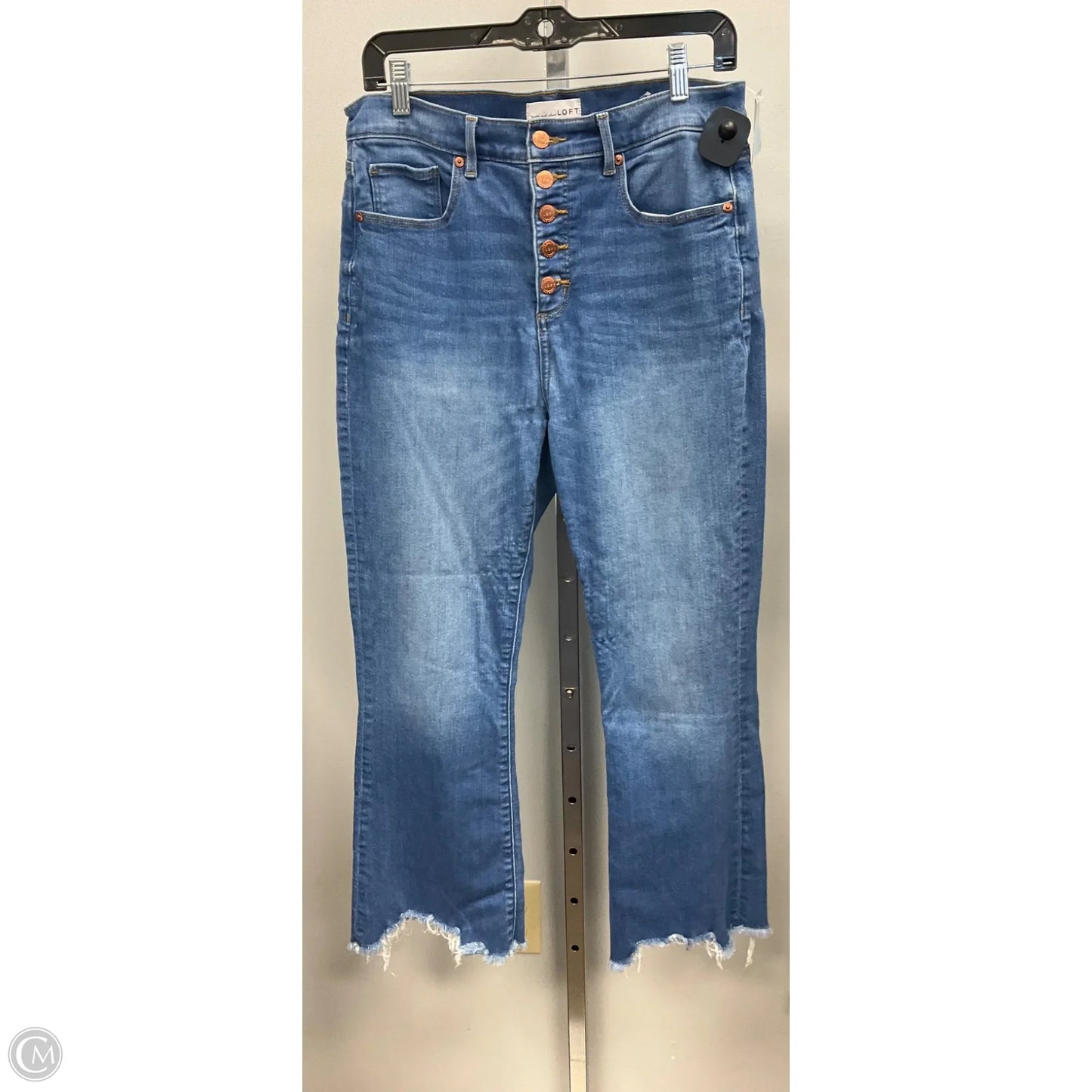 Jeans Boyfriend By Loft In Blue, Size: 10