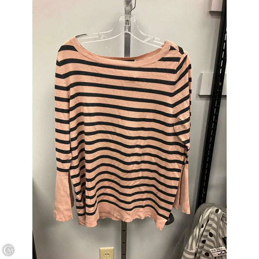 Top Long Sleeve By Lane Bryant In Striped Pattern, Size: Xl