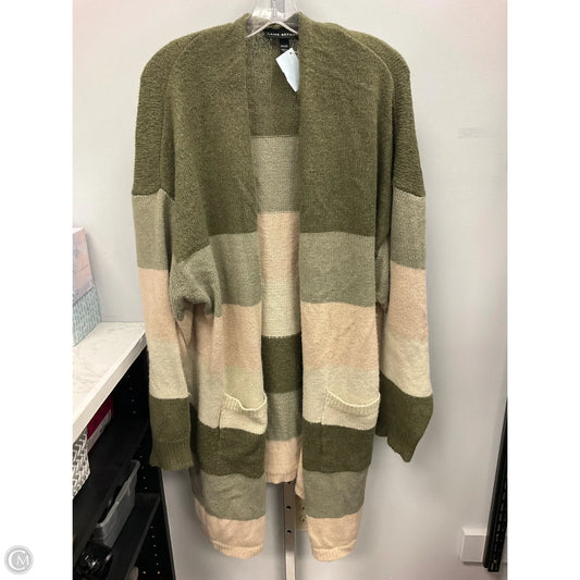 Sweater Cardigan By Lane Bryant In Striped Pattern, Size: 4x
