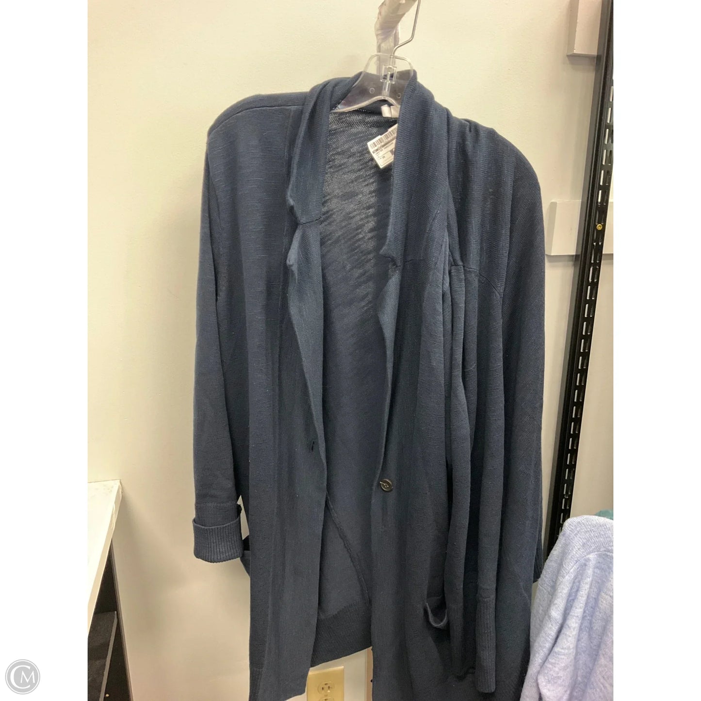 Sweater Cardigan By J. Jill In Navy, Size: 3x