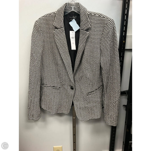 Blazer By Ann Taylor In Black & White, Size: 12