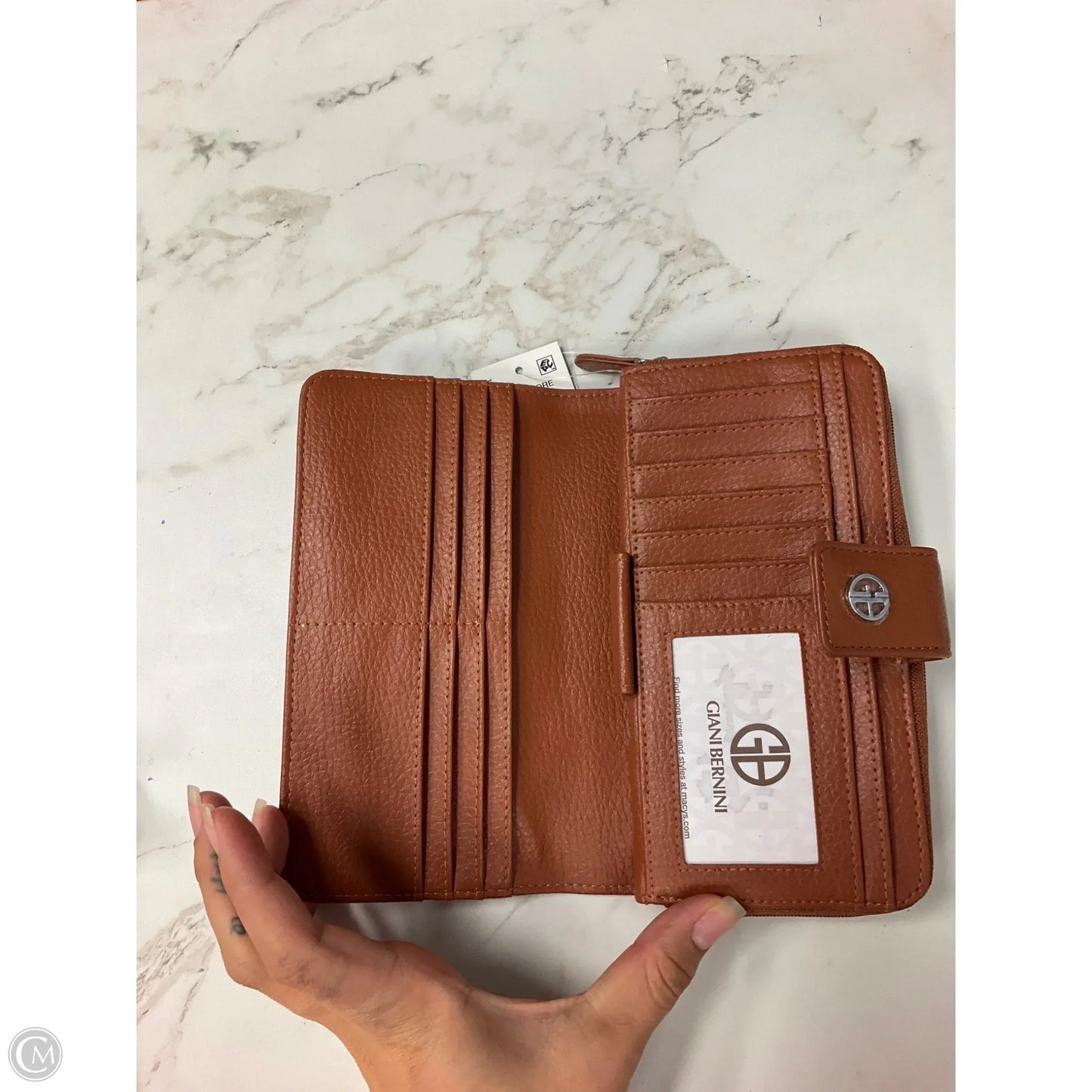 Wallet Leather By Giani Bernini, Size: Large