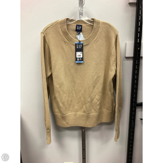 Sweater By Gap In Tan, Size: L
