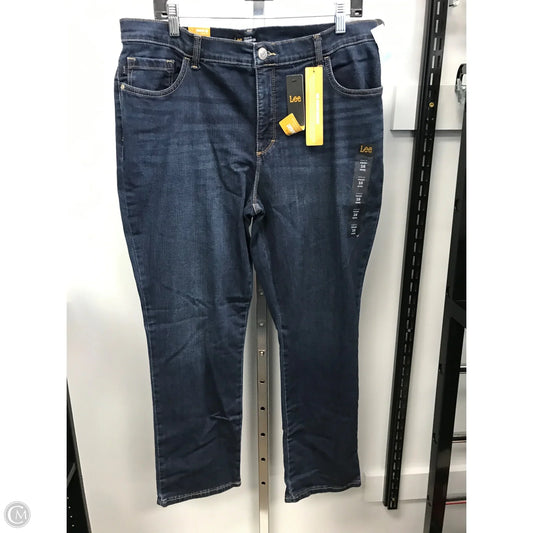 Jeans Straight By Lee In Blue, Size: 16