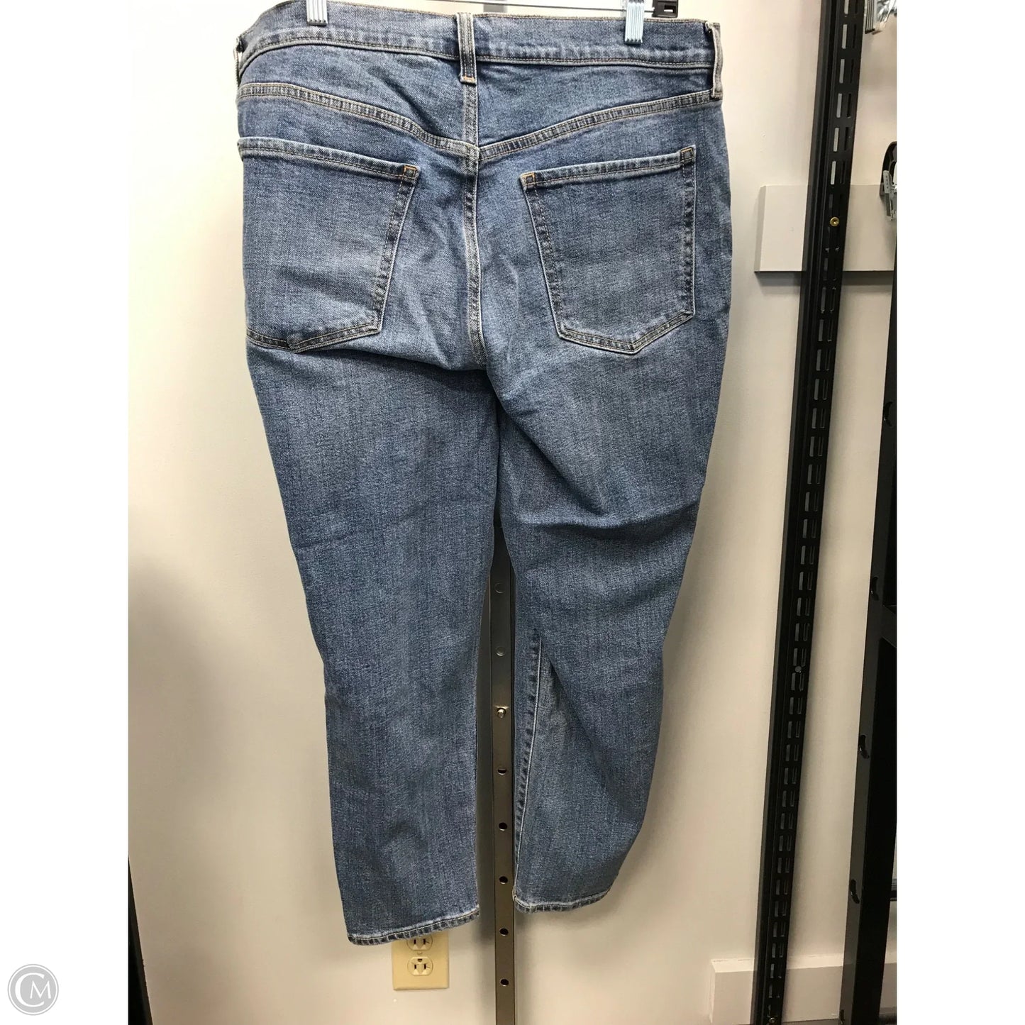Jeans Straight By Old Navy In Blue, Size: 16
