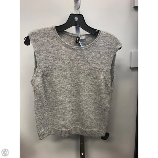 Vest Sweater By Divided In Grey, Size: M