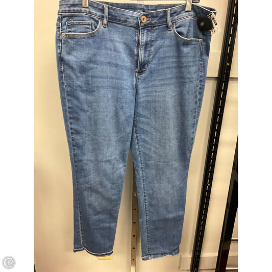 Jeans Straight By J. Jill In Blue, Size: 14p