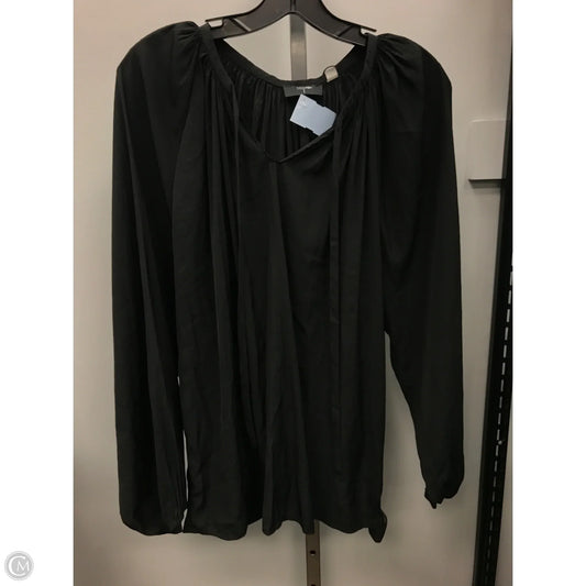Top Long Sleeve By Tahari In Black, Size: M