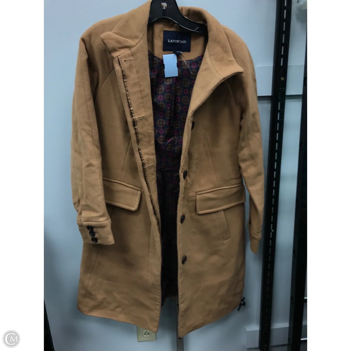 Coat Other By Lands End In Brown, Size: 6