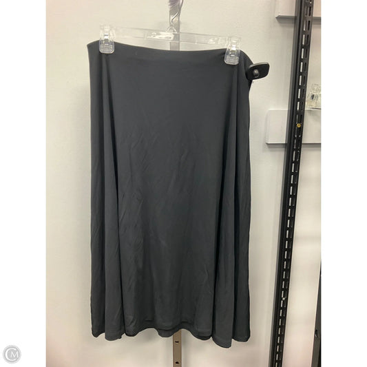 Skirt Midi By Banana Republic In Black, Size: M