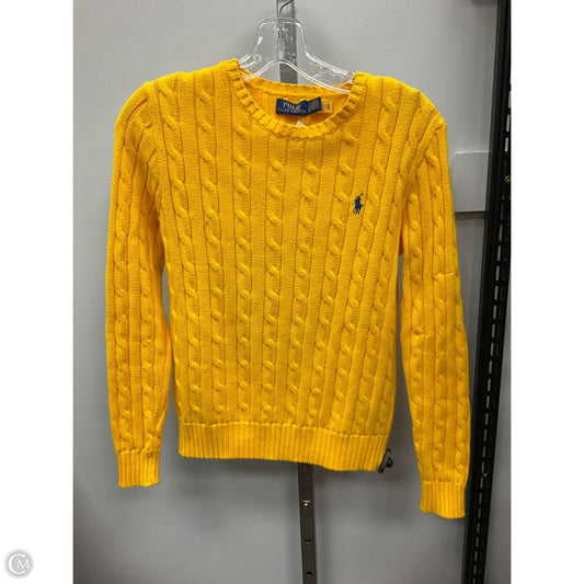 Sweater By Polo Ralph Lauren In Yellow, Size: S
