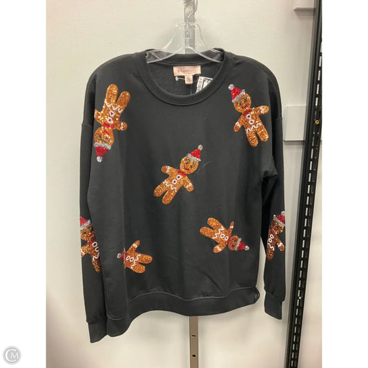 Top Long Sleeve By Philosophy In Black, Size: S