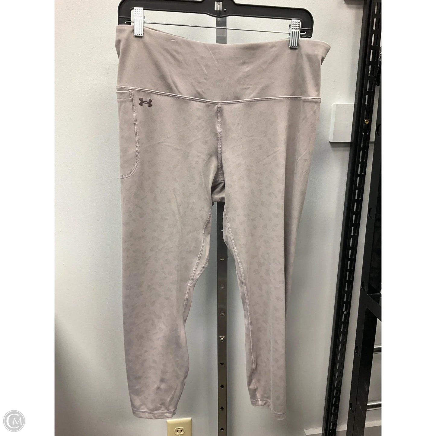 Athletic Leggings By Under Armour In Animal Print, Size: Xl