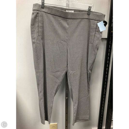 Pants Dress By Elle In Black & Cream, Size: Xl