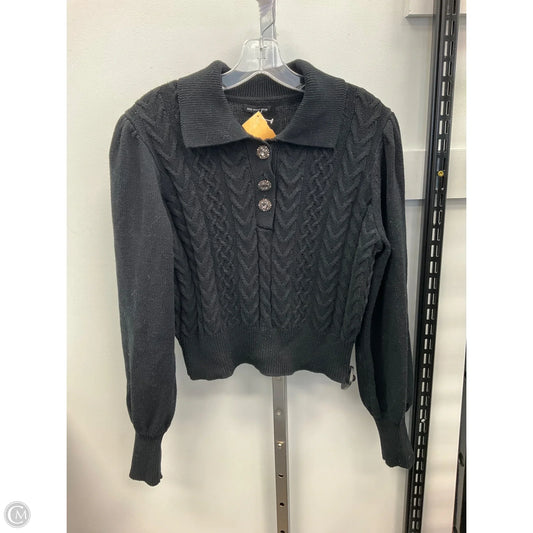 Sweater By Who What Wear In Black, Size: M