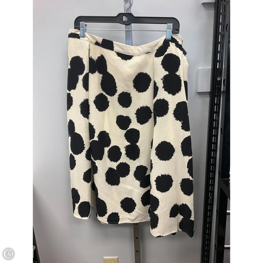 Skirt Midi By Who What Wear In Polkadot Pattern, Size: 16