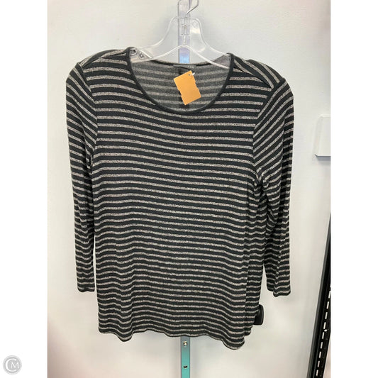 Top Long Sleeve By J. Jill In Striped Pattern, Size: Xs