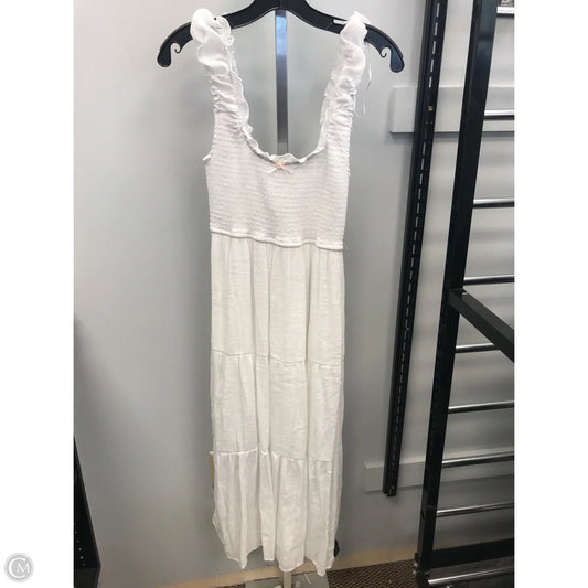 Dress Casual Midi By Love Tree In White, Size: L