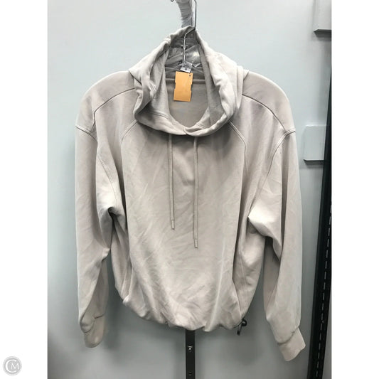 Sweatshirt Hoodie By Athleta In Tan, Size: Xs