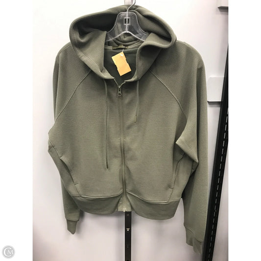 Sweatshirt Hoodie By Cmc In Green, Size: M