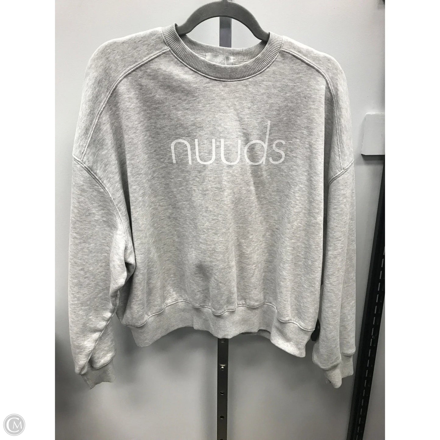 Sweatshirt Crewneck By Cmc In Grey, Size: M