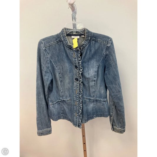 Jacket Denim By New York And Co In Blue Denim, Size: M