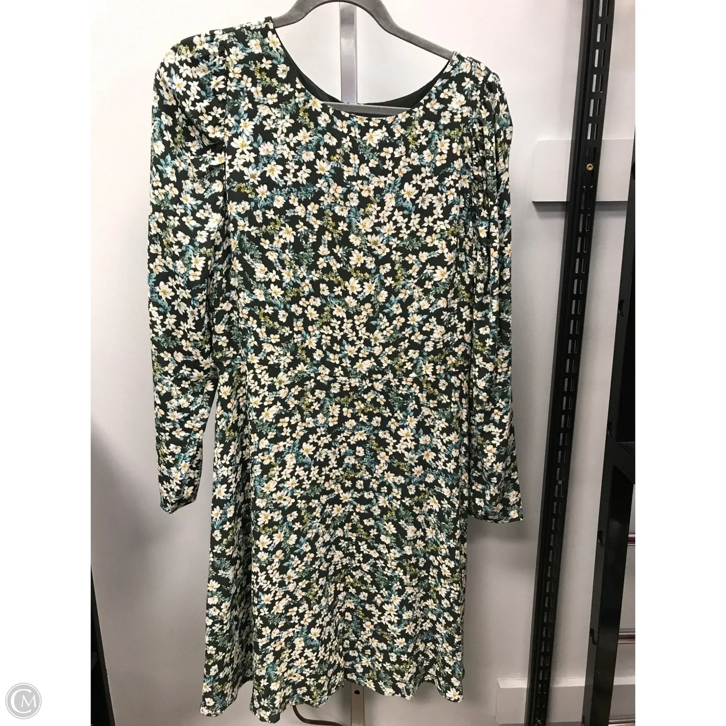 Dress Casual Midi By Loft In Floral Print, Size: 8