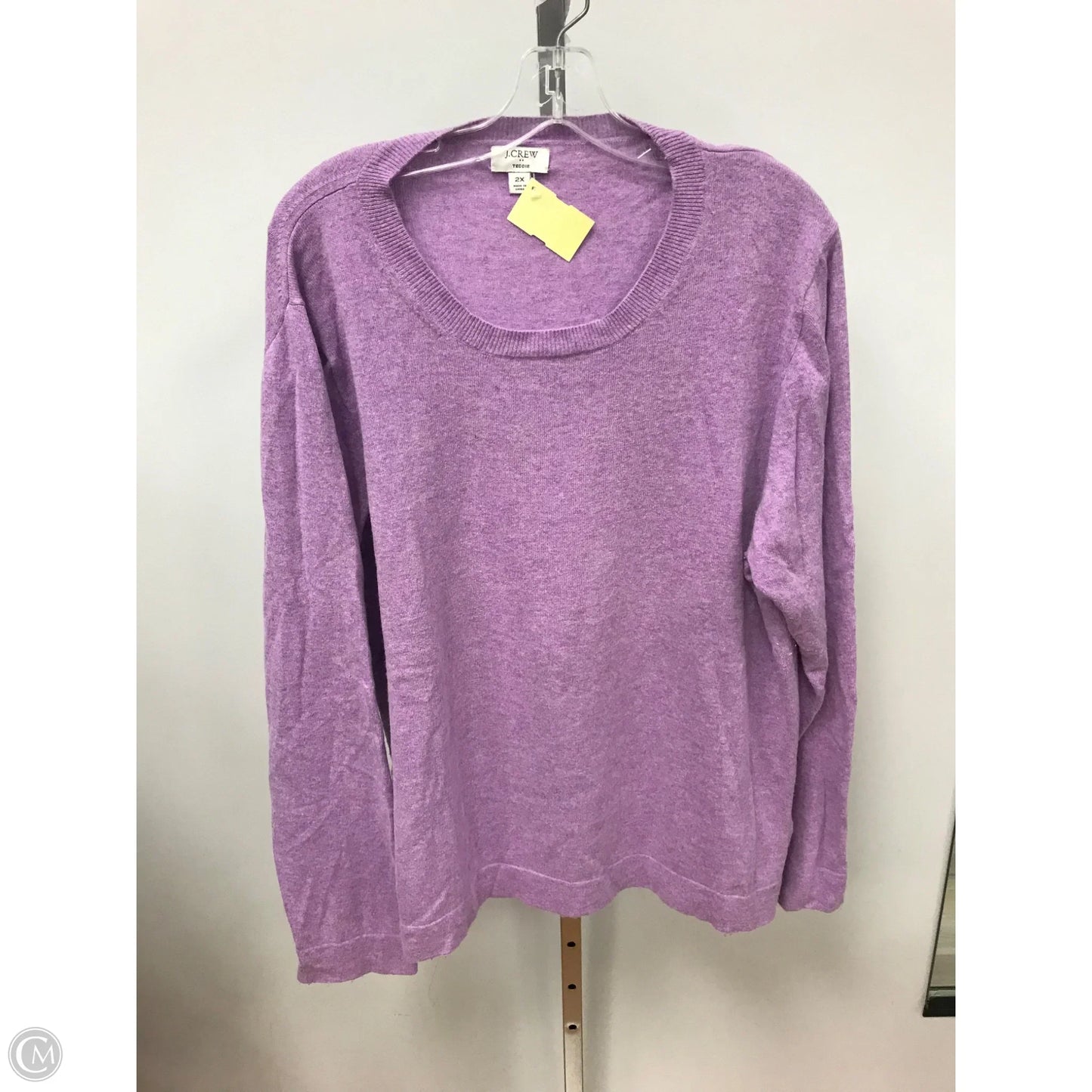 Sweater By J. Crew In Purple, Size: 2x