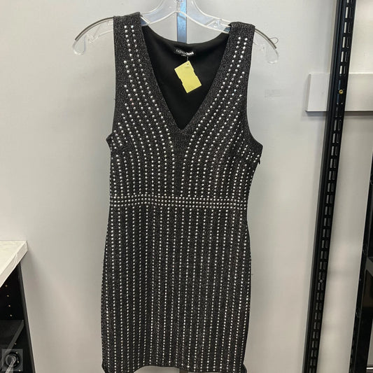 Dress Party Short By Fashion Nova In Black & Silver, Size: M