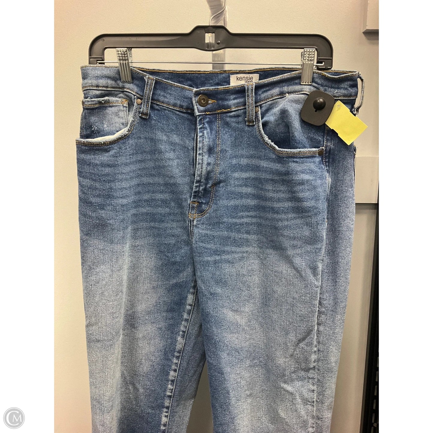 Jeans Straight By Kensie In Blue Denim, Size: 12