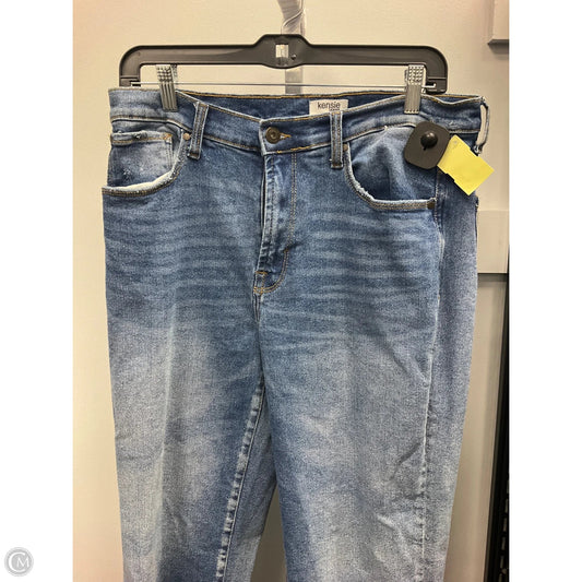 Jeans Straight By Kensie In Blue Denim, Size: 12