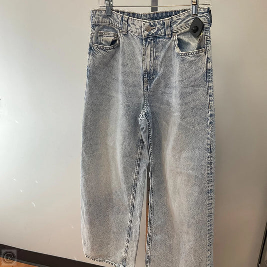Jeans Wide Leg By Divided In Blue Denim, Size: 4