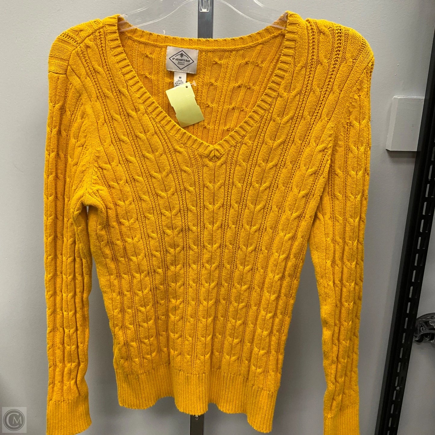 Sweater By St Johns Bay In Yellow, Size: M
