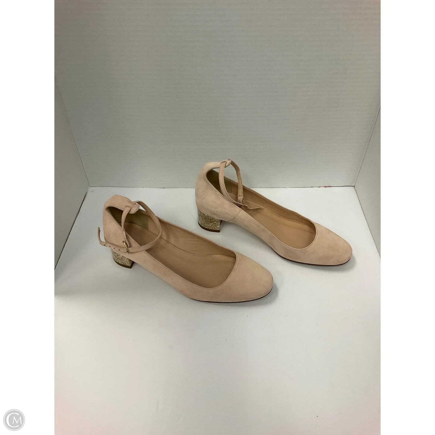 Shoes Flats By J. Crew In Gold & Pink, Size: 7